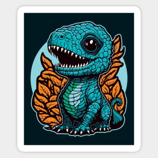 Cute Baby Dinosaur Graphic Design Sticker